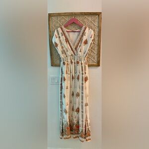 Lapogee Bohemian Floral Maxi Dress